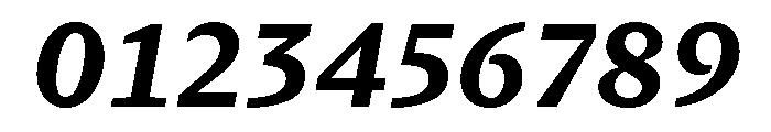 GTPantheonMicro BlackItalic 2 Font OTHER CHARS