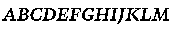 GTPantheonMicro BoldItalic 2 Font UPPERCASE