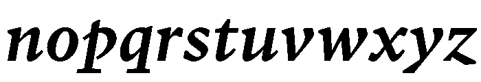 GTPantheonMicro BoldItalic 2 Font LOWERCASE