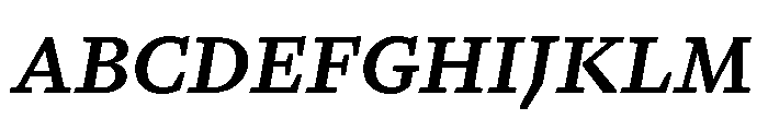 GTPantheonMicro BoldItalic Font UPPERCASE