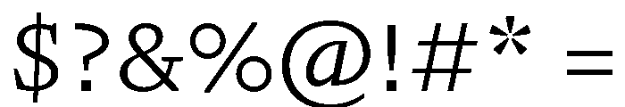 GTPantheonMicro Light Font OTHER CHARS