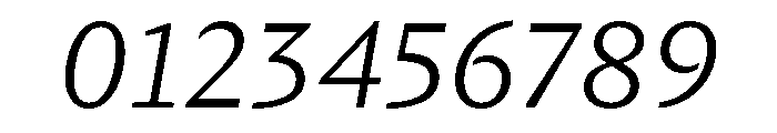 GTPantheonMicro LightItalic 2 Font OTHER CHARS