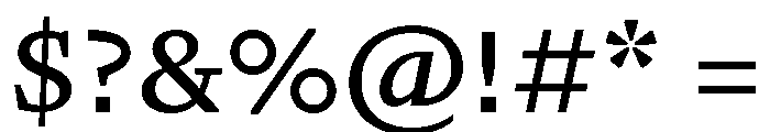 GTPantheonMicro Medium Font OTHER CHARS
