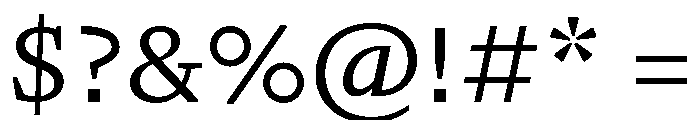 GTPantheonMicro Regular 2 Font OTHER CHARS