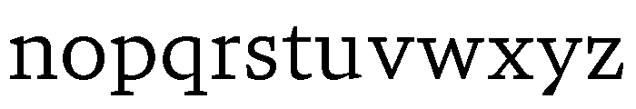 GTPantheonMicro Regular Font LOWERCASE