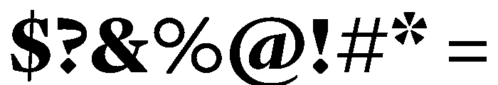 GTPantheonText Black Font OTHER CHARS