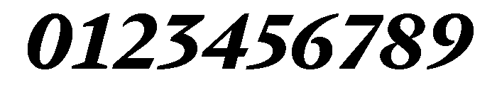 GTPantheonText BlackItalic 2 Font OTHER CHARS