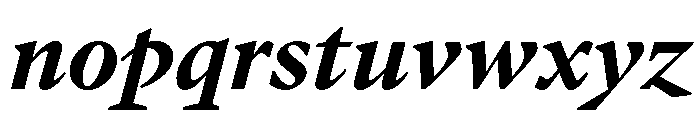 GTPantheonText BoldItalic 2 Font LOWERCASE