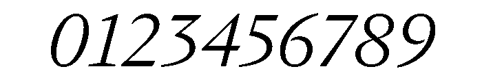 GTPantheonText LightItalic Font OTHER CHARS