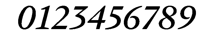GTPantheonText MediumItalic 2 Font OTHER CHARS