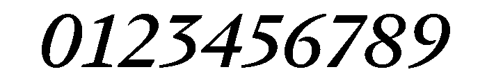 GTPantheonText MediumItalic Font OTHER CHARS