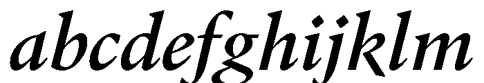 GTPantheonText MediumItalic FONT
