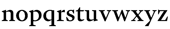 GTPantheonText Medium Font LOWERCASE