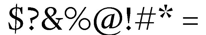 GTPantheonText Regular 2 Font OTHER CHARS