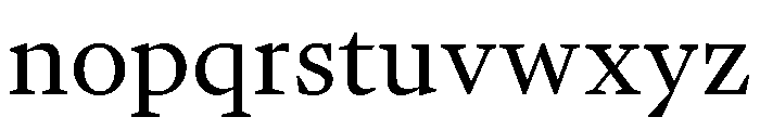 GTPantheonText Regular 2 Font LOWERCASE