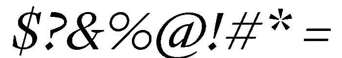 GTPantheonText RegularItalic 2 Font OTHER CHARS