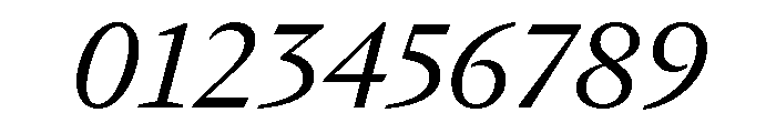GTPantheonText RegularItalic Font OTHER CHARS
