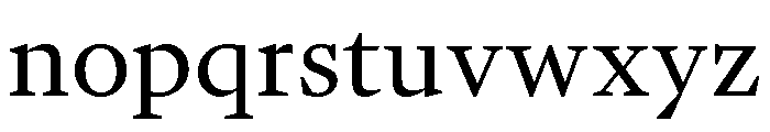 GTPantheonText Regular Font LOWERCASE