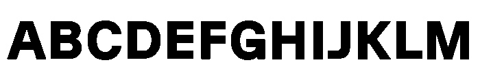 GTPlanar Black 2 Font UPPERCASE