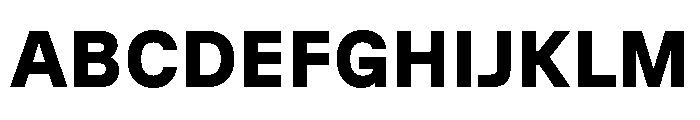 GTPlanar Black Font UPPERCASE