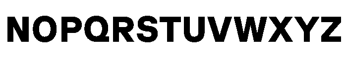 GTPlanar Black Font UPPERCASE