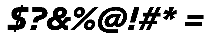 GTPlanar Italic15Black 2 Font OTHER CHARS