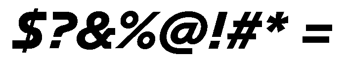 GTPlanar Italic15Black Font OTHER CHARS