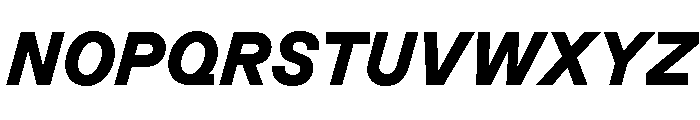 GTPlanar Italic15Black Font UPPERCASE