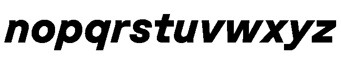 GTPlanar Italic15Black Font LOWERCASE