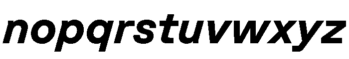 GTPlanar Italic15Bold Font LOWERCASE