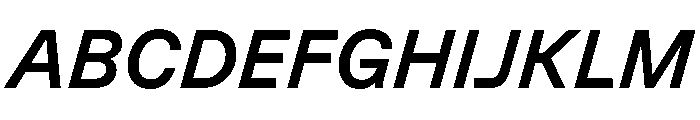 GTPlanar Italic15Medium 2 Font UPPERCASE