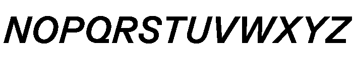 GTPlanar Italic15Medium Font UPPERCASE