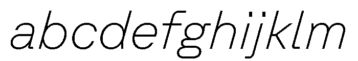 GTPlanar Italic15Thin 2 FONT