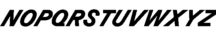 GTPlanar Italic30Black 2 Font UPPERCASE