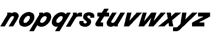 GTPlanar Italic30Black 2 Font LOWERCASE
