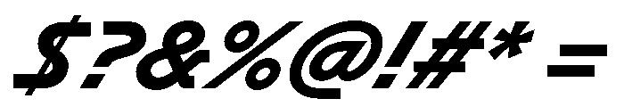 GTPlanar Italic30Black Font OTHER CHARS
