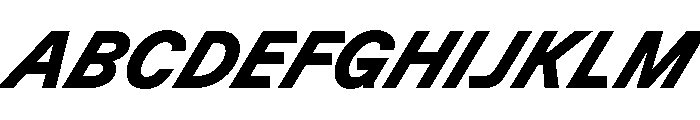 GTPlanar Italic30Black Font UPPERCASE