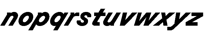 GTPlanar Italic30Black Font LOWERCASE