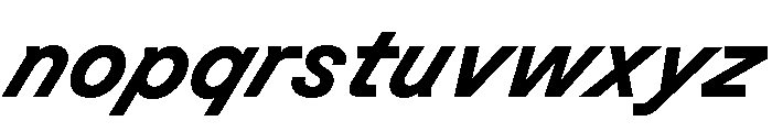 GTPlanar Italic30Bold 2 Font LOWERCASE