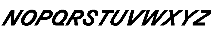 GTPlanar Italic30Bold Font UPPERCASE