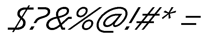 GTPlanar Italic30Light 2 Font OTHER CHARS