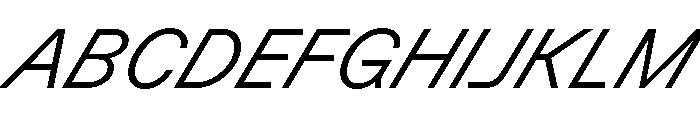 GTPlanar Italic30Light 2 Font UPPERCASE