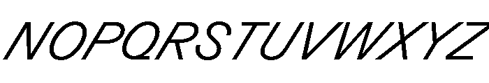 GTPlanar Italic30Light 2 Font UPPERCASE