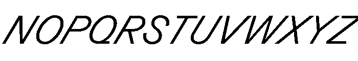GTPlanar Italic30Light Font UPPERCASE
