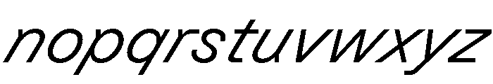 GTPlanar Italic30Light Font LOWERCASE