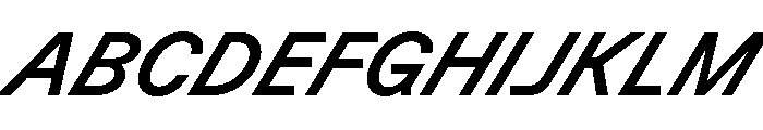 GTPlanar Italic30Medium 2 Font UPPERCASE