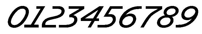 GTPlanar Italic30Regular Font OTHER CHARS