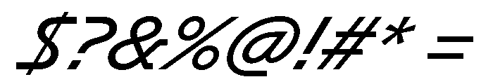 GTPlanar Italic30Regular Font OTHER CHARS