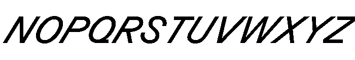 GTPlanar Italic30Regular Font UPPERCASE