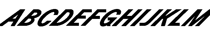 GTPlanar Italic45Black 2 Font UPPERCASE